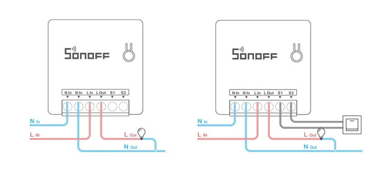 Inteligentny przełącznik dopuszkowy switch SONOFF MINI DIY WiFi smart DOM