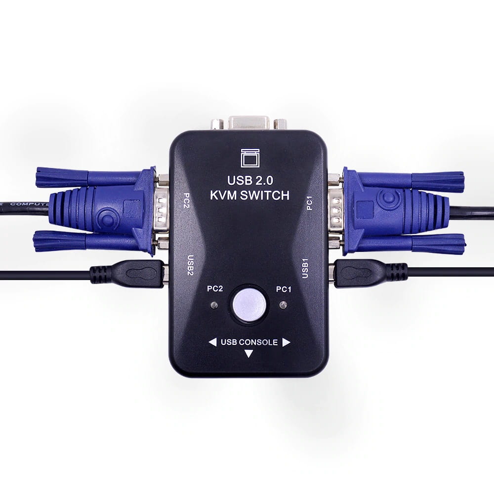 Switch KVM USB 2.0 na 2xPC 2xUSB