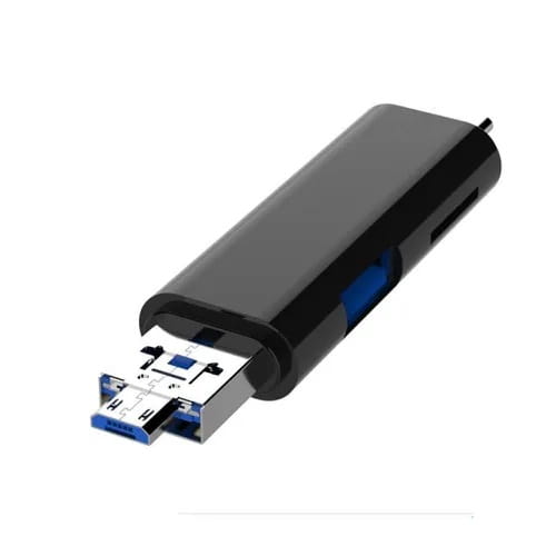 Czytnik kart microSD gniazdo USB type C / micro USB / USB 2.0