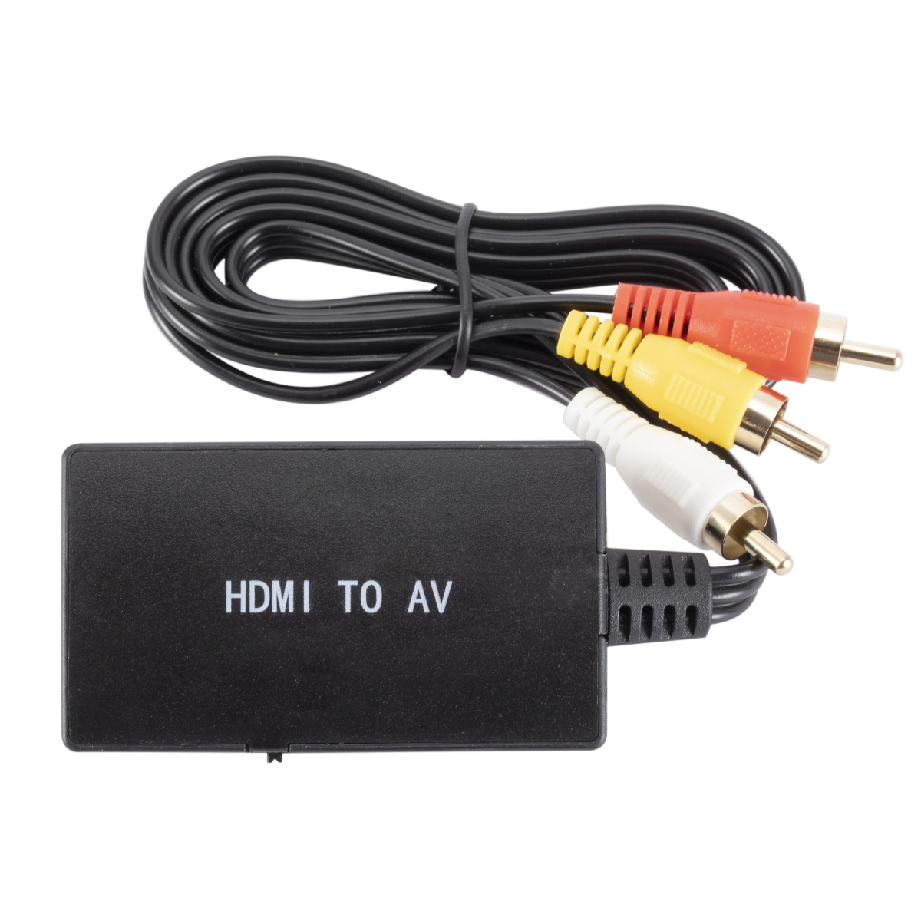 KONWERTER ADAPTER OBRAZU Z HDMI NA AV RCA PAL/NTSC